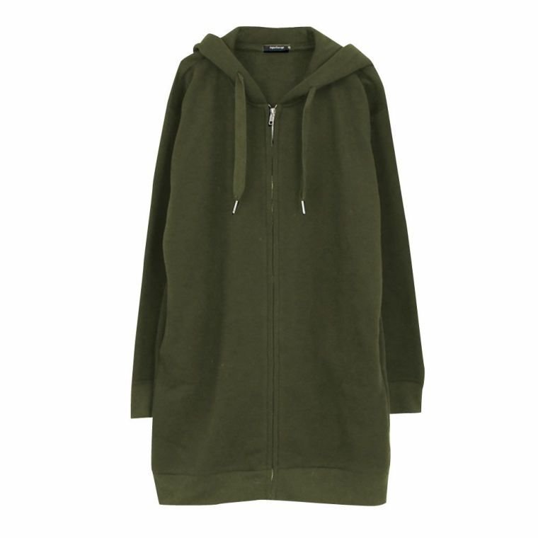 【アクアガレージ/aquagarage】の裏起毛ロング丈パーカー インテリア・キッズ・メンズ・レディースファッション・服の通販 founy(ファニー) 　ファッション　Fashion　レディースファッション　Fashion for Women　トップス・カットソー　Cut & Sew Tops　レディースパーカー・カジュアルフーディー　Casual Hoodies & Sweatshirts　スウェット・クルーネックトップス　Sweatshirts & Crewnecks / Relaxed Fit Sweat Tops　送料無料　Free Shipping　パーカー　Hoodie, Parka　プチプライス・低価格　Affordable / Budget Price　ロング　Long, Long-Length　カーキ|ID: prp329100003785608 ipo3291000000024909454