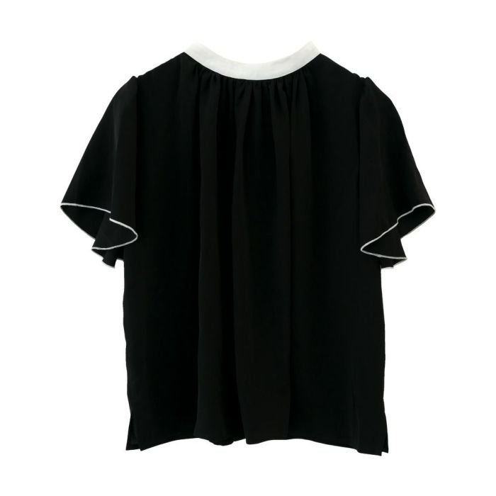 【アクアガレージ/aquagarage】のバイカラーフレア袖ブラウス 人気、トレンドファッション・服の通販 founy(ファニー) 　ファッション　Fashion　レディースファッション　Fashion for Women　トップス・カットソー　Cut & Sew Tops　シャツ・ブラウス・オフィスカジュアル　Elegant Blouses & Button-Ups　送料無料　Free Shipping　フレア　Flare, Flared　プチプライス・低価格　Affordable / Budget Price　エレガント 上品　Elegant　夏　Summer　春　Spring　 other-1|ID: prp329100003785617 ipo3291000000024909500
