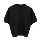 【アクアガレージ/aquagarage】のセンターシームニット ブラック|ID: prp329100003785626 ipo3291000000024909534