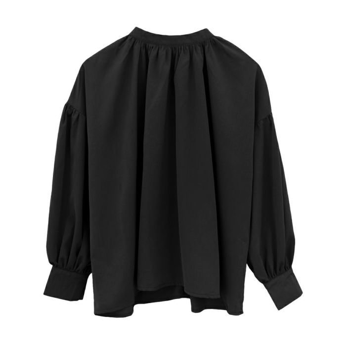 【アクアガレージ/aquagarage】のバンドカラーギャザーブラウス インテリア・キッズ・メンズ・レディースファッション・服の通販 founy(ファニー) https://founy.com/ ファッション Fashion レディースファッション Fashion for Women トップス・カットソー Cut & Sew Tops シャツ・ブラウス・オフィスカジュアル Elegant Blouses & Button-Ups 送料無料 Free Shipping ギャザー Gathered, Ruffled プチプライス・低価格 Affordable / Budget Price |ID: prp329100003785656 ipo3291000000024909651
