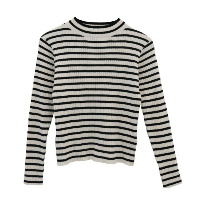 【アクアガレージ/aquagarage】の【最終値下げ価格】ボーダー柄ハイネックカットソー 人気、トレンドファッション・服の通販 founy(ファニー) 　ファッション　Fashion　レディースファッション　Fashion for Women　トップス・カットソー　Cut & Sew Tops　ニット　Knit Tops & Sweaters　カットソー・ベーシックTシャツ　Cut-and-Sewn Tops / Stretch Tees & Basics　セーター　Sweater, Knitwear　バランス　Balance, Style Balance　プチプライス・低価格　Affordable / Budget Price　ボーダー　Border, Stripe　 other-1|ID: prp329100003785672 ipo3291000000033318302