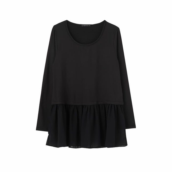 【アクアガレージ/aquagarage】のMUMU× インテリア・キッズ・メンズ・レディースファッション・服の通販 founy(ファニー) https://founy.com/ ファッション Fashion レディースファッション Fashion for Women トップス・カットソー Cut & Sew Tops シャツ・ブラウス・オフィスカジュアル Elegant Blouses & Button-Ups ロングTシャツ・Tシャツ Longline T-Shirts & Tees カットソー・ベーシックTシャツ Cut-and-Sewn Tops / Stretch Tees & Basics 送料無料 Free Shipping インナー Innerwear カットソー Cut and Sewn Top コラボ Collaboration, Collab プチプライス・低価格 Affordable / Budget Price 長袖 Long Sleeve, Full Sleeve |ID: prp329100003785710 ipo3291000000024909892