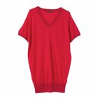 【アクアガレージ/aquagarage】の深Vネックブラウジングサマーニット アプリコット|ID: prp329100003785722 ipo3291000000031146195