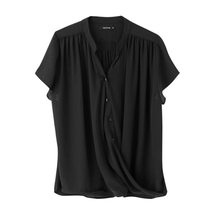 【アクアガレージ/aquagarage】のカシュクールシフォンブラウス インテリア・キッズ・メンズ・レディースファッション・服の通販 founy(ファニー) https://founy.com/ ファッション Fashion レディースファッション Fashion for Women トップス・カットソー Cut & Sew Tops シャツ・ブラウス・オフィスカジュアル Elegant Blouses & Button-Ups 送料無料 Free Shipping とろみ Fluid, Flowy Fabric カシュクール Wrap Design ギャザー Gathered, Ruffled シフォン Chiffon, Lightweight Fabric ドレープ Drape, Draping Fabric プチプライス・低価格 Affordable / Budget Price |ID: prp329100003785732 ipo3291000000024909965