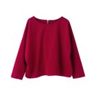 【アクアガレージ/aquagarage】のバックファスナーカットソー 無地 ボーダー 無地:ワイン|ID: prp329100003785738 ipo3291000000024909989