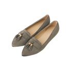 【アクアガレージ/aquagarage】の1.5cmインヒールローファー タッセル パンプス 人気、トレンドファッション・服の通販 founy(ファニー) ファッション Fashion レディースファッション Fashion for Women 送料無料 Free Shipping エナメル Patent Leather クラシカル Classical, Vintage-Inspired クロコ Crocodile, Croc Embossed シューズ Shoes, Footwear タッセル Tassel, Fringe フラット Flat, Flat Shoes プチプライス・低価格 Affordable / Budget Price thumbnail Aタイプ:スエード:グレージュ|ID: prp329100003785741 ipo3291000000033051108