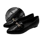 【アクアガレージ/aquagarage】の1.5cmインヒールローファー タッセル パンプス 人気、トレンドファッション・服の通販 founy(ファニー) ファッション Fashion レディースファッション Fashion for Women 送料無料 Free Shipping エナメル Patent Leather クラシカル Classical, Vintage-Inspired クロコ Crocodile, Croc Embossed シューズ Shoes, Footwear タッセル Tassel, Fringe フラット Flat, Flat Shoes プチプライス・低価格 Affordable / Budget Price thumbnail Dタイプ:クロコ:ブラック|ID: prp329100003785741 ipo3291000000033051135