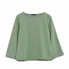 【アクアガレージ/aquagarage】のフレア袖カットソー 無地 ボーダー 無地:ペールグリーン|ID: prp329100003785746 ipo3291000000024910059