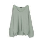 【アクアガレージ/aquagarage】の【最終値下げ価格】ボリューム袖Vネックニットトップス ペールグリーン|ID: prp329100003785822 ipo3291000000033318022