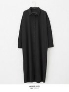 【アクアガレージ/aquagarage】の【最終値下げ価格】無地orチェック柄ロング丈シャツワンピ 無地:ブラック|ID: prp329100003785933 ipo3291000000033318087
