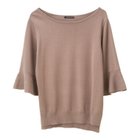 【アクアガレージ/aquagarage】のフレアスリーブサマーニット 人気、トレンドファッション・服の通販 founy(ファニー) ファッション Fashion レディースファッション Fashion for Women トップス・カットソー Cut & Sew Tops ニット Knit Tops & Sweaters 送料無料 Free Shipping エレガント 上品 Elegant サマー Summer, Summer Style スリット Slit, Slit Detail スリーブ Sleeve, Long Sleeve / Short Sleeve セーター Sweater, Knitwear フレア Flare, Flared プチプライス・低価格 Affordable / Budget Price thumbnail ベージュ|ID: prp329100003785961 ipo3291000000024910684