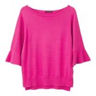 【アクアガレージ/aquagarage】のフレアスリーブサマーニット 人気、トレンドファッション・服の通販 founy(ファニー) ファッション Fashion レディースファッション Fashion for Women トップス・カットソー Cut & Sew Tops ニット Knit Tops & Sweaters 送料無料 Free Shipping エレガント 上品 Elegant サマー Summer, Summer Style スリット Slit, Slit Detail スリーブ Sleeve, Long Sleeve / Short Sleeve セーター Sweater, Knitwear フレア Flare, Flared プチプライス・低価格 Affordable / Budget Price thumbnail ピンク|ID: prp329100003785961 ipo3291000000024910685