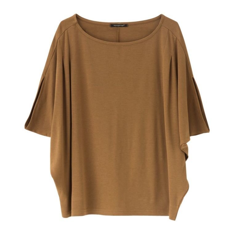 【アクアガレージ/aquagarage】のひんやり涼感のスリットスリーブトップス インテリア・キッズ・メンズ・レディースファッション・服の通販 founy(ファニー) ファッション Fashion レディースファッション Fashion for Women トップス・カットソー Cut & Sew Tops シャツ・ブラウス・オフィスカジュアル Elegant Blouses & Button-Ups ロングTシャツ・Tシャツ Longline T-Shirts & Tees カットソー・ベーシックTシャツ Cut-and-Sewn Tops / Stretch Tees & Basics 送料無料 Free Shipping カットソー Cut and Sewn Top ドレープ Drape, Draping Fabric プチプライス・低価格 Affordable / Budget Price ルーズ Loose, Oversized キャメル|ID: prp329100003786009 ipo3291000000024910905
