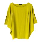 【アクアガレージ/aquagarage】のひんやり涼感のスリットスリーブトップス 人気、トレンドファッション・服の通販 founy(ファニー) ファッション Fashion レディースファッション Fashion for Women トップス・カットソー Cut & Sew Tops シャツ・ブラウス・オフィスカジュアル Elegant Blouses & Button-Ups ロングTシャツ・Tシャツ Longline T-Shirts & Tees カットソー・ベーシックTシャツ Cut-and-Sewn Tops / Stretch Tees & Basics 送料無料 Free Shipping カットソー Cut and Sewn Top ドレープ Drape, Draping Fabric プチプライス・低価格 Affordable / Budget Price ルーズ Loose, Oversized thumbnail イエロー|ID: prp329100003786009 ipo3291000000024910906