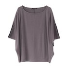 【アクアガレージ/aquagarage】のひんやり涼感のスリットスリーブトップス 人気、トレンドファッション・服の通販 founy(ファニー) ファッション Fashion レディースファッション Fashion for Women トップス・カットソー Cut & Sew Tops シャツ・ブラウス・オフィスカジュアル Elegant Blouses & Button-Ups ロングTシャツ・Tシャツ Longline T-Shirts & Tees カットソー・ベーシックTシャツ Cut-and-Sewn Tops / Stretch Tees & Basics 送料無料 Free Shipping カットソー Cut and Sewn Top ドレープ Drape, Draping Fabric プチプライス・低価格 Affordable / Budget Price ルーズ Loose, Oversized thumbnail チャコール|ID: prp329100003786009 ipo3291000000026218638
