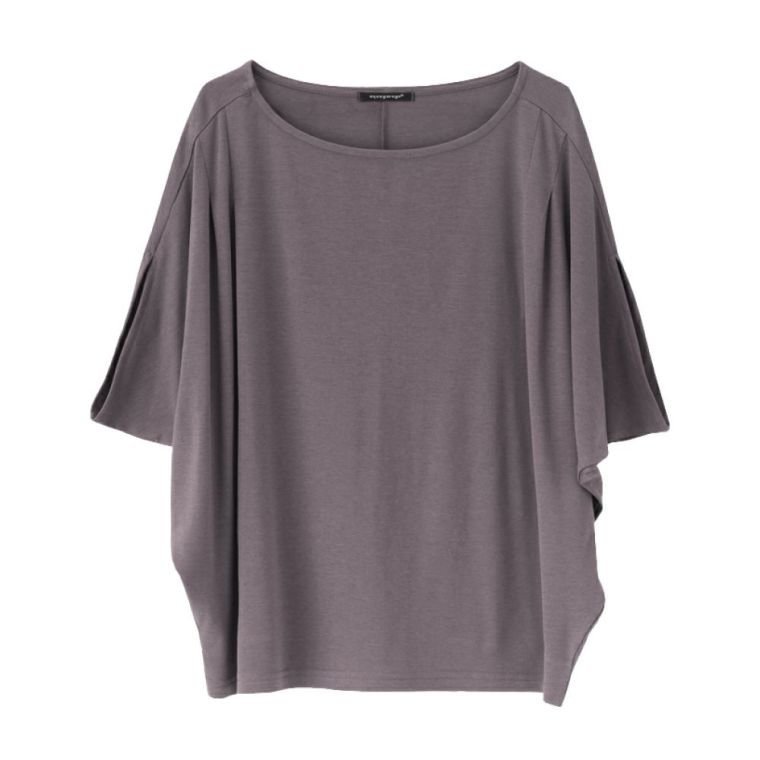 【アクアガレージ/aquagarage】のひんやり涼感のスリットスリーブトップス インテリア・キッズ・メンズ・レディースファッション・服の通販 founy(ファニー) ファッション Fashion レディースファッション Fashion for Women トップス・カットソー Cut & Sew Tops シャツ・ブラウス・オフィスカジュアル Elegant Blouses & Button-Ups ロングTシャツ・Tシャツ Longline T-Shirts & Tees カットソー・ベーシックTシャツ Cut-and-Sewn Tops / Stretch Tees & Basics 送料無料 Free Shipping カットソー Cut and Sewn Top ドレープ Drape, Draping Fabric プチプライス・低価格 Affordable / Budget Price ルーズ Loose, Oversized チャコール|ID: prp329100003786009 ipo3291000000026218638