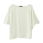 【アクアガレージ/aquagarage】のひんやり涼感のスリットスリーブトップス 人気、トレンドファッション・服の通販 founy(ファニー) ファッション Fashion レディースファッション Fashion for Women トップス・カットソー Cut & Sew Tops シャツ・ブラウス・オフィスカジュアル Elegant Blouses & Button-Ups ロングTシャツ・Tシャツ Longline T-Shirts & Tees カットソー・ベーシックTシャツ Cut-and-Sewn Tops / Stretch Tees & Basics 送料無料 Free Shipping カットソー Cut and Sewn Top ドレープ Drape, Draping Fabric プチプライス・低価格 Affordable / Budget Price ルーズ Loose, Oversized thumbnail アイボリー|ID: prp329100003786009 ipo3291000000027515814