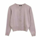 【アクアガレージ/aquagarage】のニットアンサンブル|コンパクトシルエット×着回し自在|季節問わず活躍の2点セット| スモーキーパープル|ID: prp329100003786049 ipo3291000000030565846