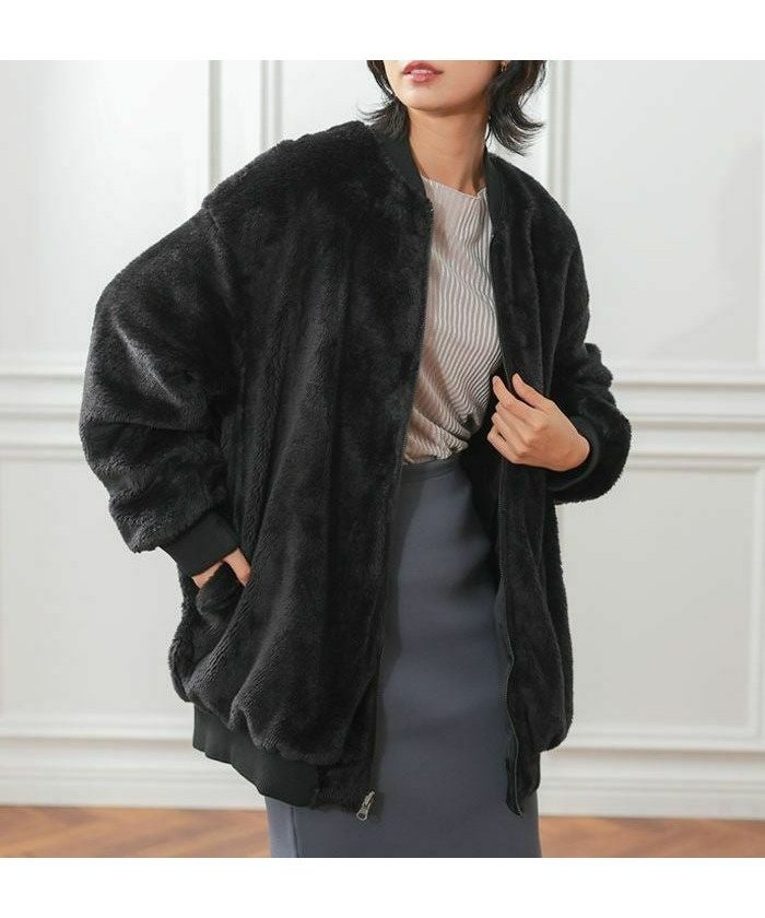 【アクアガレージ/aquagarage】のリバーシブルMA-1裏ボアブルゾン インテリア・キッズ・メンズ・レディースファッション・服の通販 founy(ファニー) https://founy.com/ ファッション Fashion レディースファッション Fashion for Women アウター Coat / Outerwear Collection コート・ロングコート・ピーコート Long Coats, Peacoats & More ブルゾンジャケット・スポーティアウター Blouson Jackets MA-1ジャケット MA-1 Bomber Jackets / Flight Jackets 送料無料 Free Shipping ビッグ Big, Oversized ブルゾン Blouson, Bomber Jacket プチプライス・低価格 Affordable / Budget Price リバーシブル Reversible, Two-Sided |ID: prp329100003786066 ipo3291000000036276898