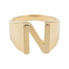 【アクアガレージ/aquagarage】の【最終値下げ価格】イニシャルリング Nゴールド|ID: prp329100003786071 ipo3291000000029132506