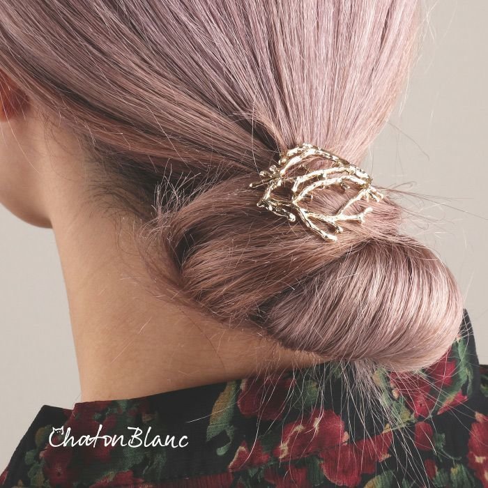 【アクアガレージ/aquagarage】の【999円祭り】上品な枝珊瑚モチーフのポニーフック ヘアアクセサリー 人気、トレンドファッション・服の通販 founy(ファニー) 　ファッション　Fashion　レディースファッション　Fashion for Women　シュシュ&ヘアアクセ/ヘアアレンジ　Scrunchies & Hair Accessories　送料無料　Free Shipping　アクセサリー　Fashion Accessories　ハーフ　Half, Half-Length　プチプライス・低価格　Affordable / Budget Price　モチーフ　Motif, Design Theme　エレガント 上品　Elegant　 other-1|ID: prp329100003786136 ipo3291000000035648238