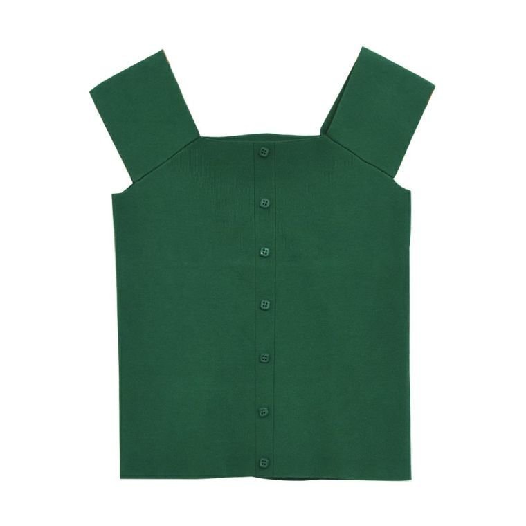 【アクアガレージ/aquagarage】のスクエアカットニットタンクトップ インテリア・キッズ・メンズ・レディースファッション・服の通販 founy(ファニー) ファッション Fashion レディースファッション Fashion for Women トップス・カットソー Cut & Sew Tops ニット Knit Tops & Sweaters 送料無料 Free Shipping インナー Innerwear シンプル Simple, Minimal セーター Sweater, Knitwear タンク Tank Top, Sleeveless Top デコルテ Décolleté, Neckline プチプライス・低価格 Affordable / Budget Price グリーン|ID: prp329100003786139 ipo3291000000024911379