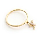 【アクアガレージ/aquagarage】の【999円祭り】ジルコニアが煌めくイニシャルリング Nゴールド|ID: prp329100003786150 ipo3291000000024911410