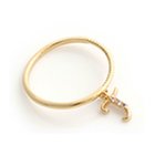 【アクアガレージ/aquagarage】の【999円祭り】ジルコニアが煌めくイニシャルリング Tゴールド|ID: prp329100003786150 ipo3291000000024911413