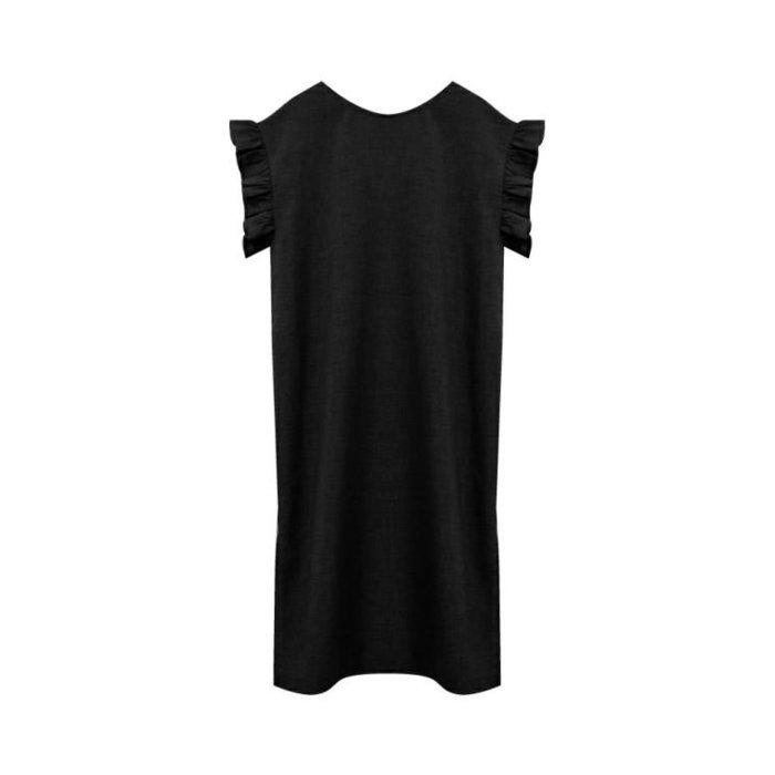 【アクアガレージ/aquagarage】のフリル袖ロングワンピース インテリア・キッズ・メンズ・レディースファッション・服の通販 founy(ファニー) https://founy.com/ ファッション Fashion レディースファッション Ladies' Fashion Online ワンピース Dress 送料無料 Free Shipping スリット Slit フリル Frills プチプライス・低価格 Affordable ロング Long 夏 Summer |ID: prp329100003786164 ipo3291000000031145939