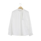 【アクアガレージ/aquagarage】のフリルスタンドカラーブラウス|上品フェミニンな旬顔トップス| 人気、トレンドファッション・服の通販 founy(ファニー) ファッション Fashion レディースファッション Fashion for Women トップス・カットソー Cut & Sew Tops シャツ・ブラウス・オフィスカジュアル Elegant Blouses & Button-Ups インナー Innerwear 春 Spring サロペット Overalls, Salopette シンプル Simple, Minimal スタンド Stand Collar, Upright Stand ダウン Down, Puffer デニム Denim, Jeans Material トレンド Trend, Trending Now なめらか Smooth, Silky Texture フェミニン Feminine, Girly フリル Frill, Ruffle ロング Long, Long-Length S/S・春夏 SS, Spring/Summer, Warm Season 送料無料 Free Shipping プチプライス・低価格 Affordable / Budget Price おすすめ Recommended / Our Picks 夏 Summer エレガント 上品 Elegant thumbnail ホワイト|ID: prp329100003786172 ipo3291000000024911510