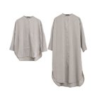 【アクアガレージ/aquagarage】の【最終値下げ価格】選べる2丈 バンドカラーロングシャツ グレージュ|ID: prp329100003786184 ipo3291000000024911550