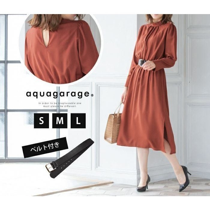 【アクアガレージ/aquagarage】の【最終値下げ価格】スタンドカラーワンピース インテリア・キッズ・メンズ・レディースファッション・服の通販 founy(ファニー) https://founy.com/ ファッション Fashion レディースファッション Fashion for Women ワンピース Dresses おすすめ Recommended / Our Picks スタンド Stand Collar, Upright Stand スリット Slit, Slit Detail デニム Denim, Jeans Material プチプライス・低価格 Affordable / Budget Price マキシ Maxi, Full Length ロング Long, Long-Length ワイド Wide, Wide Fit |ID: prp329100003786187 ipo3291000000036291576