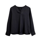 【アクアガレージ/aquagarage】のキーネックブラウス 人気、トレンドファッション・服の通販 founy(ファニー) ファッション Fashion レディースファッション Fashion for Women トップス・カットソー Cut & Sew Tops シャツ・ブラウス・オフィスカジュアル Elegant Blouses & Button-Ups 送料無料 Free Shipping プチプライス・低価格 Affordable / Budget Price エレガント 上品 Elegant thumbnail ブラック|ID: prp329100003786215 ipo3291000000024911639