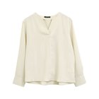 【アクアガレージ/aquagarage】のキーネックブラウス 人気、トレンドファッション・服の通販 founy(ファニー) ファッション Fashion レディースファッション Fashion for Women トップス・カットソー Cut & Sew Tops シャツ・ブラウス・オフィスカジュアル Elegant Blouses & Button-Ups 送料無料 Free Shipping プチプライス・低価格 Affordable / Budget Price エレガント 上品 Elegant thumbnail アイボリー|ID: prp329100003786215 ipo3291000000024911640