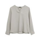 【アクアガレージ/aquagarage】のキーネックブラウス 人気、トレンドファッション・服の通販 founy(ファニー) ファッション Fashion レディースファッション Fashion for Women トップス・カットソー Cut & Sew Tops シャツ・ブラウス・オフィスカジュアル Elegant Blouses & Button-Ups 送料無料 Free Shipping プチプライス・低価格 Affordable / Budget Price エレガント 上品 Elegant thumbnail グレー|ID: prp329100003786215 ipo3291000000024911641