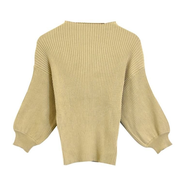 【アクアガレージ/aquagarage】のぽわん袖ニットトップス インテリア・キッズ・メンズ・レディースファッション・服の通販 founy(ファニー) 　ファッション　Fashion　レディースファッション　Fashion for Women　トップス・カットソー　Cut & Sew Tops　ニット　Knit Tops & Sweaters　ショルダー　Shoulder, Shoulder Strap　セーター　Sweater, Knitwear　ドロップ　Drop Shoulder, Dropped Style　プチプライス・低価格　Affordable / Budget Price　ベージュ|ID: prp329100003786218 ipo3291000000024911648