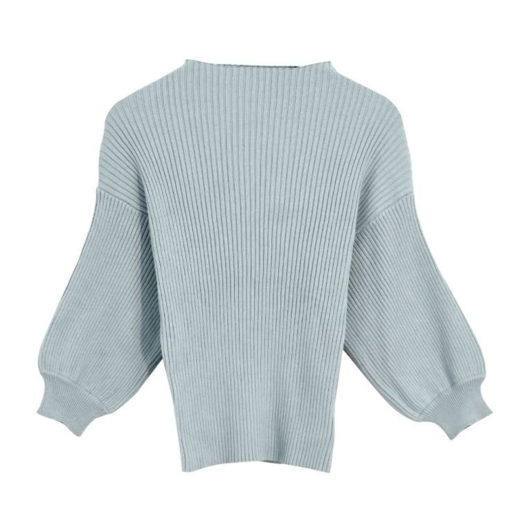 【アクアガレージ/aquagarage】のぽわん袖ニットトップス インテリア・キッズ・メンズ・レディースファッション・服の通販 founy(ファニー) 　ファッション　Fashion　レディースファッション　Fashion for Women　トップス・カットソー　Cut & Sew Tops　ニット　Knit Tops & Sweaters　ショルダー　Shoulder, Shoulder Strap　セーター　Sweater, Knitwear　ドロップ　Drop Shoulder, Dropped Style　プチプライス・低価格　Affordable / Budget Price　ペールブルー|ID: prp329100003786218 ipo3291000000024911649