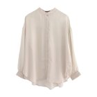 【アクアガレージ/aquagarage】のバンドカラーロングシアーシャツ 人気、トレンドファッション・服の通販 founy(ファニー) ファッション Fashion レディースファッション Fashion for Women トップス・カットソー Cut & Sew Tops シャツ・ブラウス・オフィスカジュアル Elegant Blouses & Button-Ups 送料無料 Free Shipping シフォン Chiffon, Lightweight Fabric シンプル Simple, Minimal ビッグ Big, Oversized フロント Front, Front Design プチプライス・低価格 Affordable / Budget Price thumbnail ライトベージュ|ID: prp329100003786315 ipo3291000000024911909