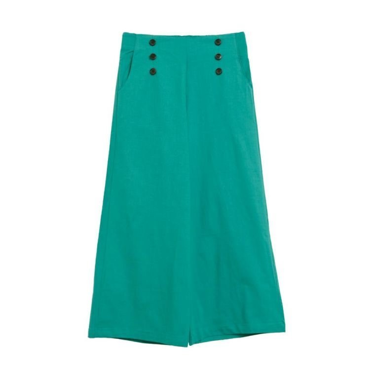 【アクアガレージ/aquagarage】のフロントボタンワイドパンツ インテリア・キッズ・メンズ・レディースファッション・服の通販 founy(ファニー) 　ファッション　Fashion　レディースファッション　Fashion for Women　パンツ　Pants & Trousers　送料無料　Free Shipping　スタイリッシュ　Stylish, Fashionable　フロント　Front, Front Design　プチプライス・低価格　Affordable / Budget Price　ワイド　Wide, Wide Fit　グリーン|ID: prp329100003786327 ipo3291000000024911965