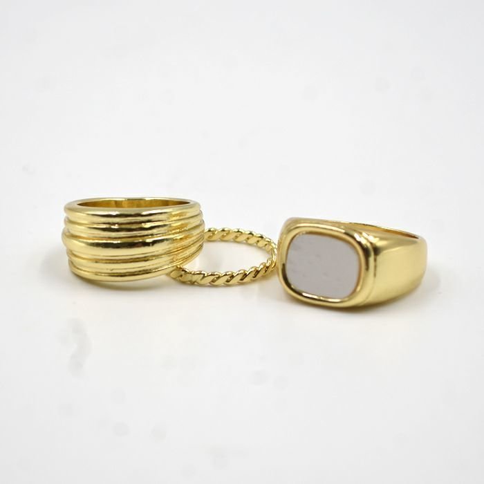 【アクアガレージ/aquagarage】の【最終値下げ価格】3個セットリング 指輪 太め 華奢 ピンキーリング インテリア・キッズ・メンズ・レディースファッション・服の通販 founy(ファニー) https://founy.com/ ファッション Fashion レディースファッション Fashion for Women アクセサリー Fashion Accessories プチプライス・低価格 Affordable / Budget Price |ID: prp329100003786349 ipo3291000000029131671