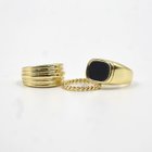 【アクアガレージ/aquagarage】の【最終値下げ価格】3個セットリング 指輪 太め 華奢 ピンキーリング ブラック|ID: prp329100003786349 ipo3291000000029131674
