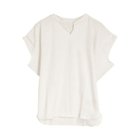 【アクアガレージ/aquagarage】のキーネックカットソー 人気、トレンドファッション・服の通販 founy(ファニー) ファッション Fashion レディースファッション Fashion for Women トップス・カットソー Cut & Sew Tops シャツ・ブラウス・オフィスカジュアル Elegant Blouses & Button-Ups ロングTシャツ・Tシャツ Longline T-Shirts & Tees カットソー・ベーシックTシャツ Cut-and-Sewn Tops / Stretch Tees & Basics 送料無料 Free Shipping カットソー Cut and Sewn Top プチプライス・低価格 Affordable / Budget Price thumbnail アイボリー|ID: prp329100003786353 ipo3291000000024912065