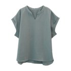 【アクアガレージ/aquagarage】のキーネックカットソー 人気、トレンドファッション・服の通販 founy(ファニー) ファッション Fashion レディースファッション Fashion for Women トップス・カットソー Cut & Sew Tops シャツ・ブラウス・オフィスカジュアル Elegant Blouses & Button-Ups ロングTシャツ・Tシャツ Longline T-Shirts & Tees カットソー・ベーシックTシャツ Cut-and-Sewn Tops / Stretch Tees & Basics 送料無料 Free Shipping カットソー Cut and Sewn Top プチプライス・低価格 Affordable / Budget Price thumbnail グレイッシュグリーン|ID: prp329100003786353 ipo3291000000031620783