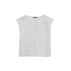 【アクアガレージ/aquagarage】のフレンチ袖Tシャツ 人気、トレンドファッション・服の通販 founy(ファニー) ファッション Fashion レディースファッション Fashion for Women トップス・カットソー Cut & Sew Tops シャツ・ブラウス・オフィスカジュアル Elegant Blouses & Button-Ups ロングTシャツ・Tシャツ Longline T-Shirts & Tees カットソー・ベーシックTシャツ Cut-and-Sewn Tops / Stretch Tees & Basics 送料無料 Free Shipping カットソー Cut and Sewn Top スリーブ Sleeve, Long Sleeve / Short Sleeve フレンチ French, French Style プチプライス・低価格 Affordable / Budget Price 夏 Summer thumbnail ホワイト|ID: prp329100003786363 ipo3291000000024912108