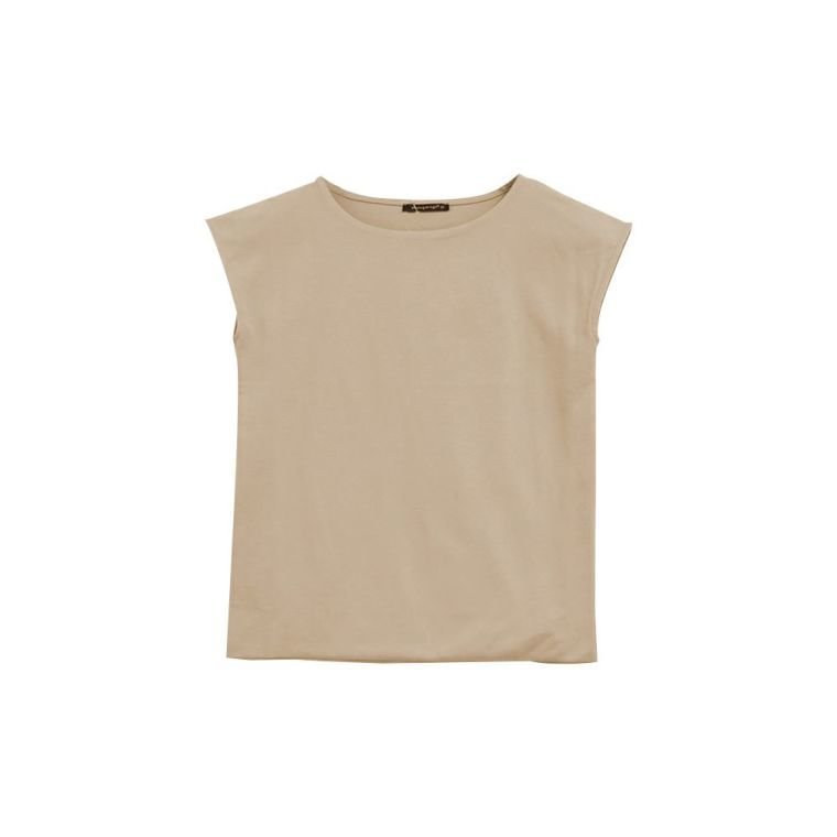 【アクアガレージ/aquagarage】のフレンチ袖Tシャツ インテリア・キッズ・メンズ・レディースファッション・服の通販 founy(ファニー) ファッション Fashion レディースファッション Fashion for Women トップス・カットソー Cut & Sew Tops シャツ・ブラウス・オフィスカジュアル Elegant Blouses & Button-Ups ロングTシャツ・Tシャツ Longline T-Shirts & Tees カットソー・ベーシックTシャツ Cut-and-Sewn Tops / Stretch Tees & Basics 送料無料 Free Shipping カットソー Cut and Sewn Top スリーブ Sleeve, Long Sleeve / Short Sleeve フレンチ French, French Style プチプライス・低価格 Affordable / Budget Price 夏 Summer グレージュ|ID: prp329100003786363 ipo3291000000024912110