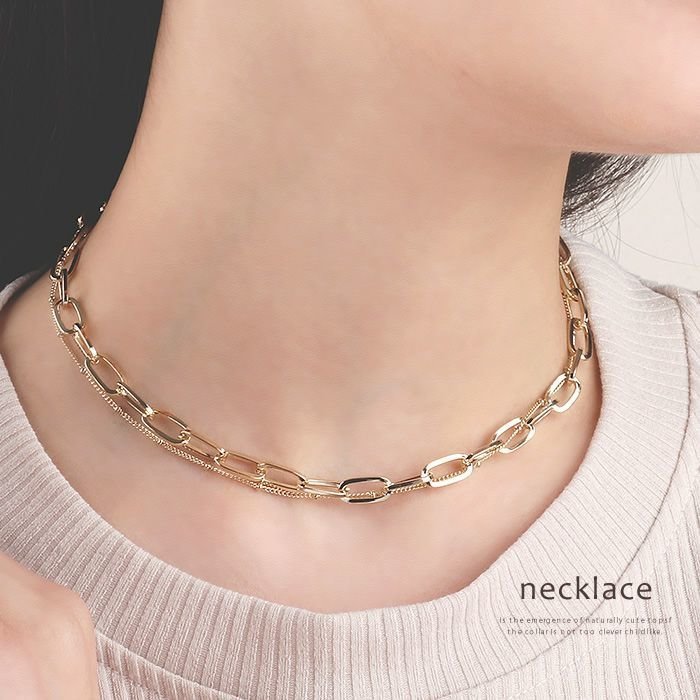 【アクアガレージ/aquagarage】の【999円祭り】2連オーバルチェーンネックレス インテリア・キッズ・メンズ・レディースファッション・服の通販 founy(ファニー) https://founy.com/ ファッション Fashion レディースファッション Fashion for Women ジュエリー Jewelry ネックレス Necklaces & Pendants アクセサリー Fashion Accessories エレガント 上品 Elegant シンプル Simple, Minimal チェーン Chain, Chain Strap ネックレス Necklace, Pendant Necklace プチプライス・低価格 Affordable / Budget Price |ID: prp329100003786364 ipo3291000000035647231