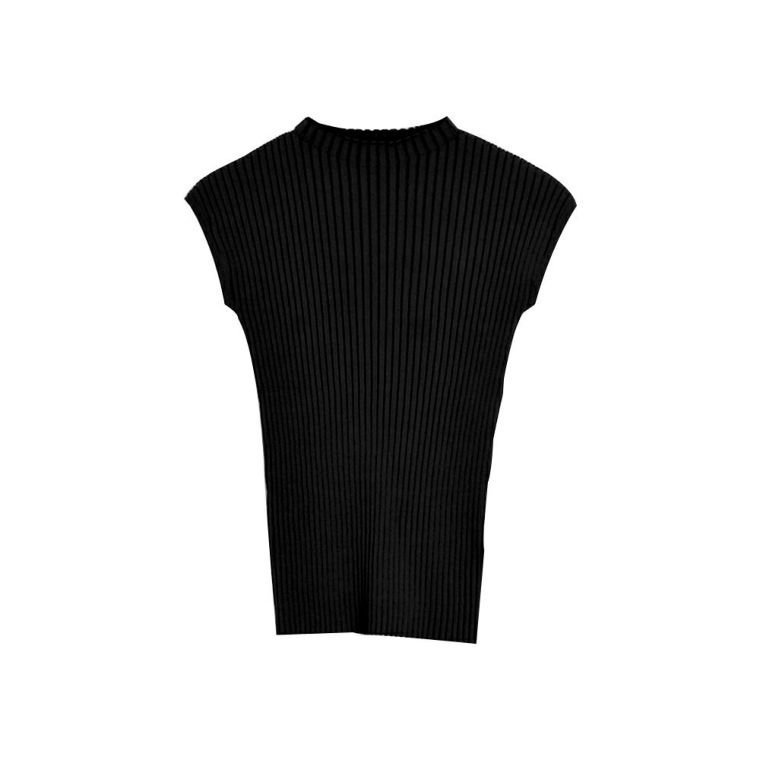 【アクアガレージ/aquagarage】のサマーニットトップス インテリア・キッズ・メンズ・レディースファッション・服の通販 founy(ファニー) 　ファッション　Fashion　レディースファッション　Fashion for Women　トップス・カットソー　Cut & Sew Tops　ニット　Knit Tops & Sweaters　送料無料　Free Shipping　クラシカル　Classical, Vintage-Inspired　コンパクト　Compact, Small Size　セーター　Sweater, Knitwear　プチプライス・低価格　Affordable / Budget Price　エレガント 上品　Elegant　ブラック|ID: prp329100003786372 ipo3291000000024912149