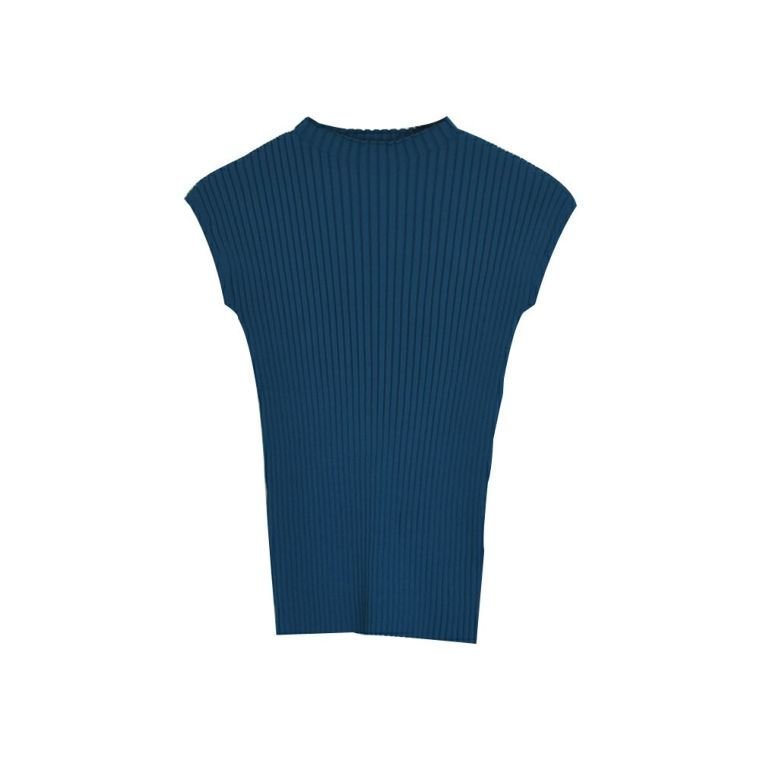 【アクアガレージ/aquagarage】のサマーニットトップス インテリア・キッズ・メンズ・レディースファッション・服の通販 founy(ファニー) 　ファッション　Fashion　レディースファッション　Fashion for Women　トップス・カットソー　Cut & Sew Tops　ニット　Knit Tops & Sweaters　送料無料　Free Shipping　クラシカル　Classical, Vintage-Inspired　コンパクト　Compact, Small Size　セーター　Sweater, Knitwear　プチプライス・低価格　Affordable / Budget Price　エレガント 上品　Elegant　ブルー|ID: prp329100003786372 ipo3291000000024912152