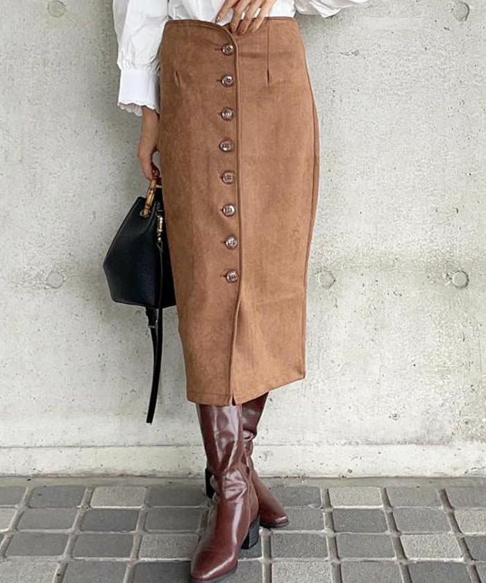 【アクアガレージ/aquagarage】のハイウエストタイトスカート インテリア・キッズ・メンズ・レディースファッション・服の通販 founy(ファニー) https://founy.com/ ファッション Fashion レディースファッション Fashion for Women スカート Skirts 送料無料 Free Shipping タイトスカート Pencil Skirt, Tight Skirt ピーチ Peach, Soft Touch フロント Front, Front Design プチプライス・低価格 Affordable / Budget Price マキシ Maxi, Full Length ロング Long, Long-Length エレガント 上品 Elegant |ID: prp329100003786444 ipo3291000000036276741