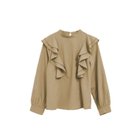 【アクアガレージ/aquagarage】の【最終値下げ価格】ラッフルブラウス ベージュ|ID: prp329100003786454 ipo3291000000033317409